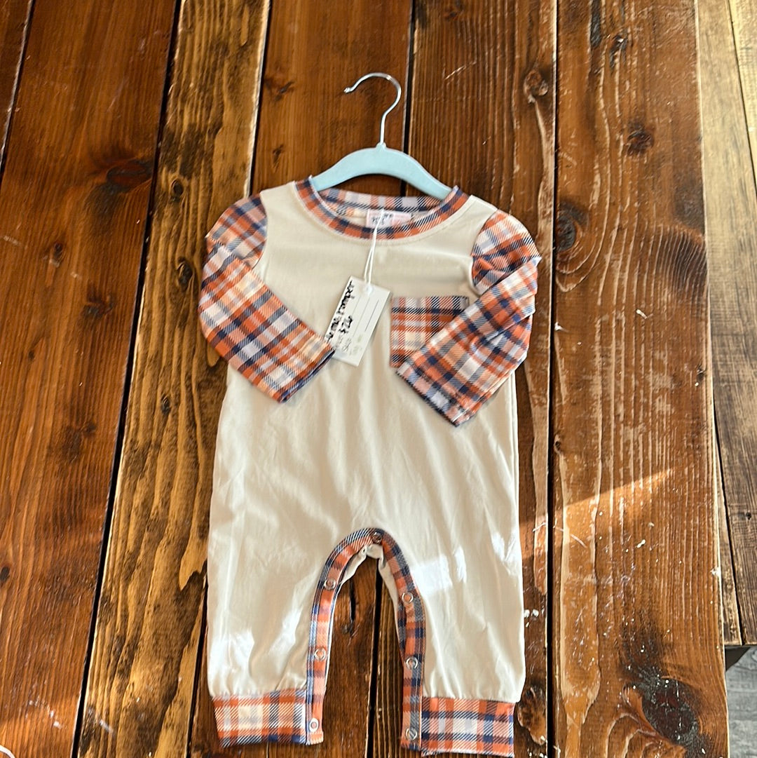 3-6 month Boy Pete and Lucy Fall Romper