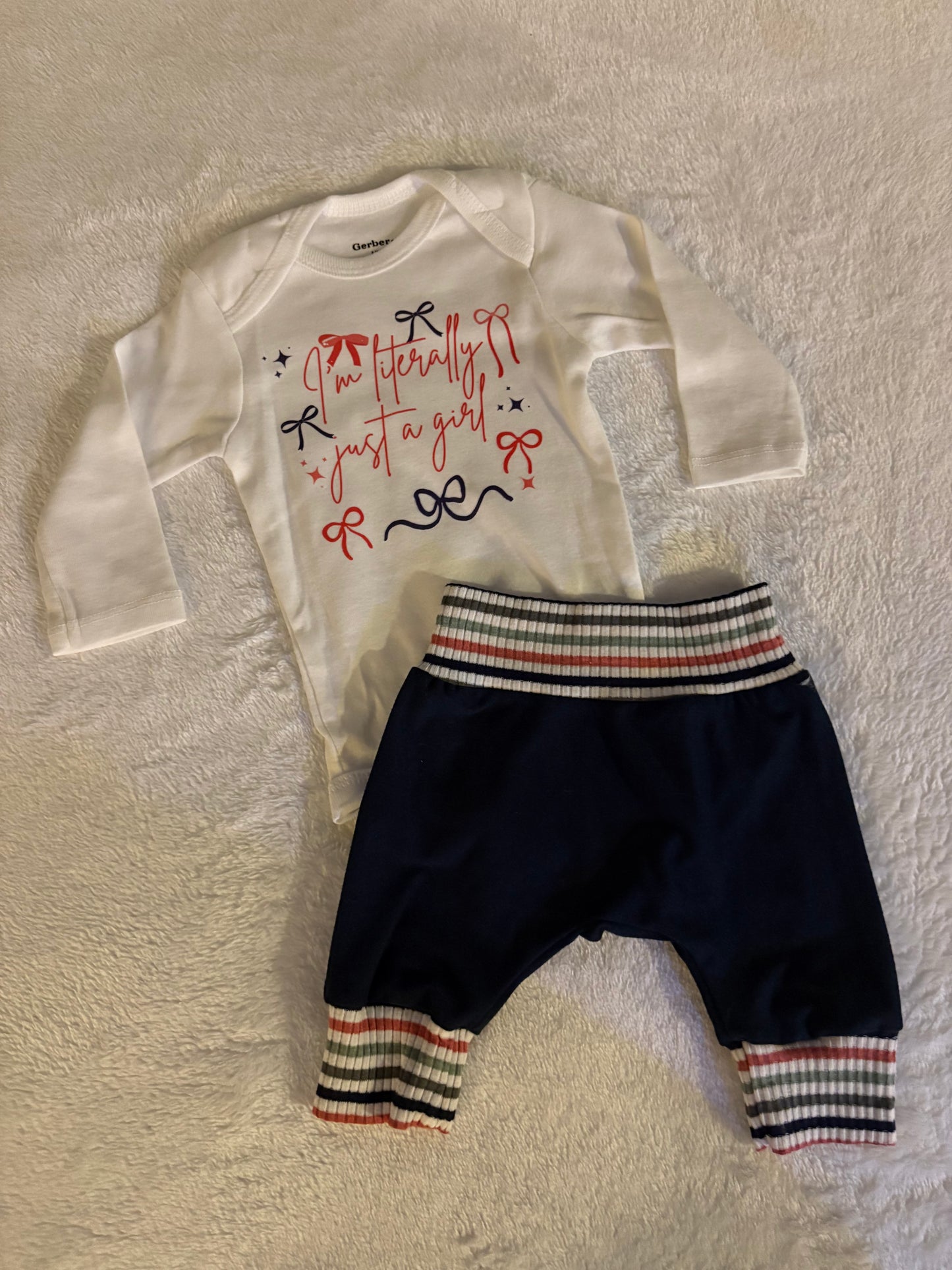 Just a girl pant set