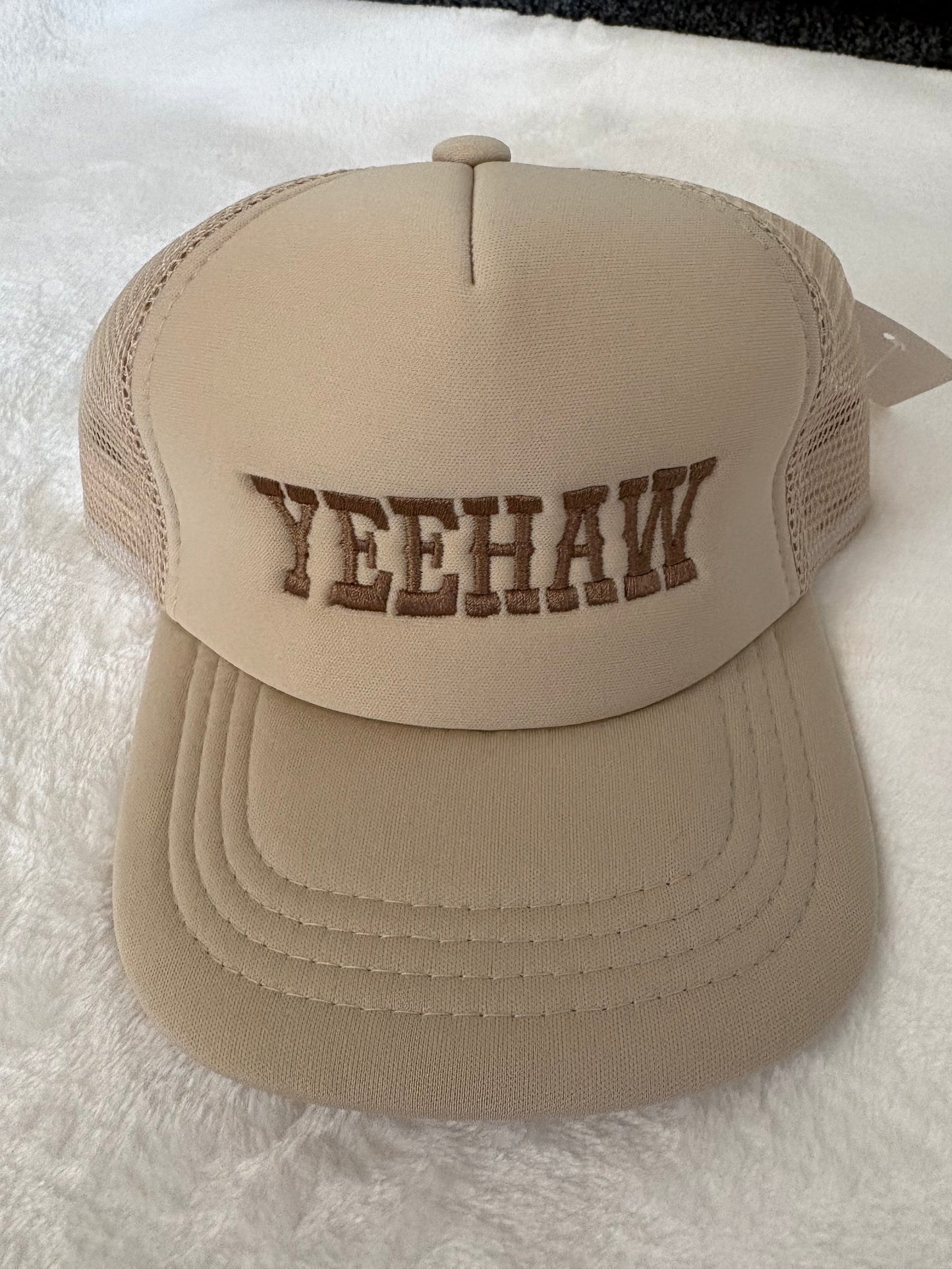 Yeehaw baby trucker hat