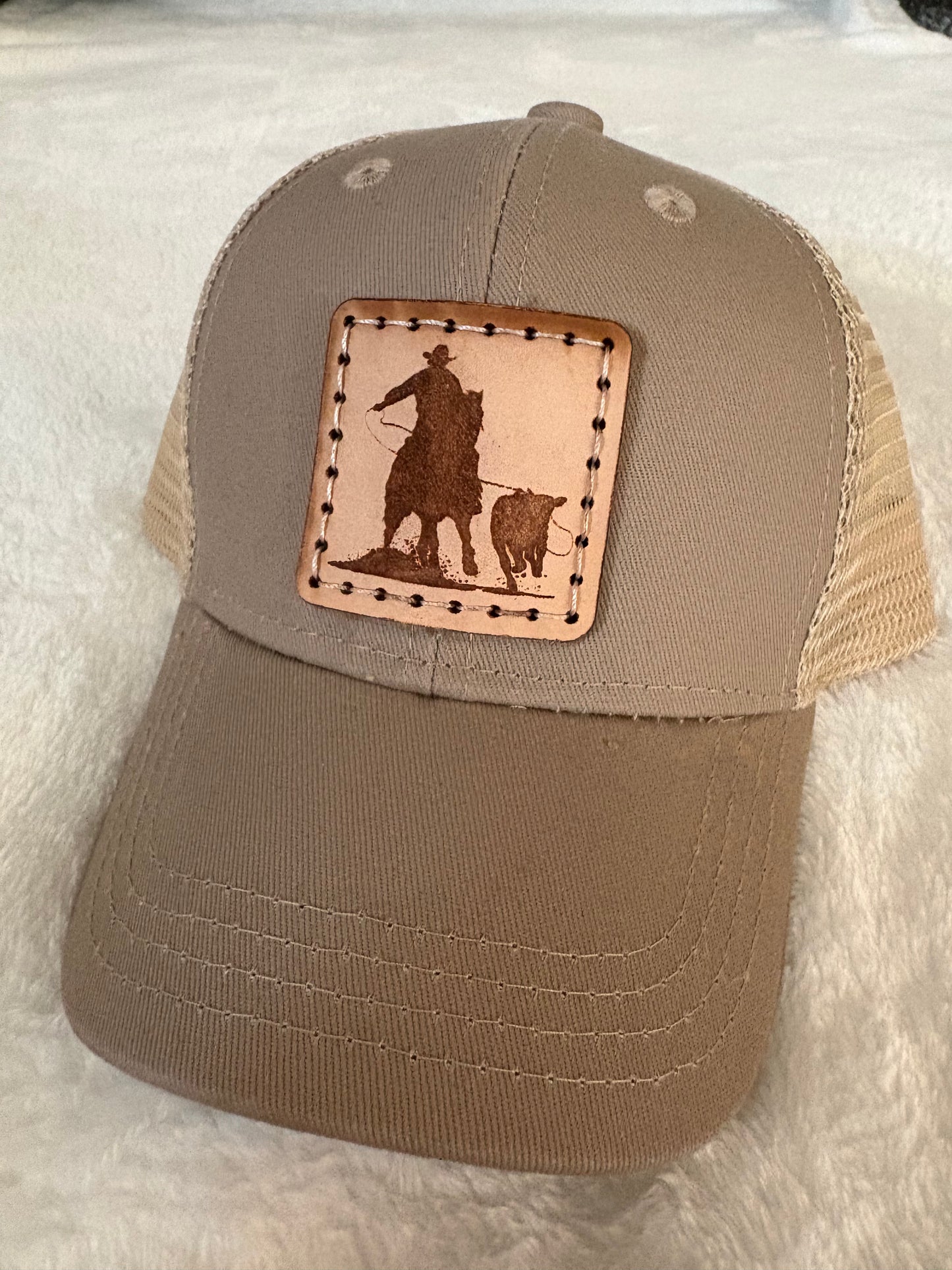 Calf roper infant SnapBack trucker hat