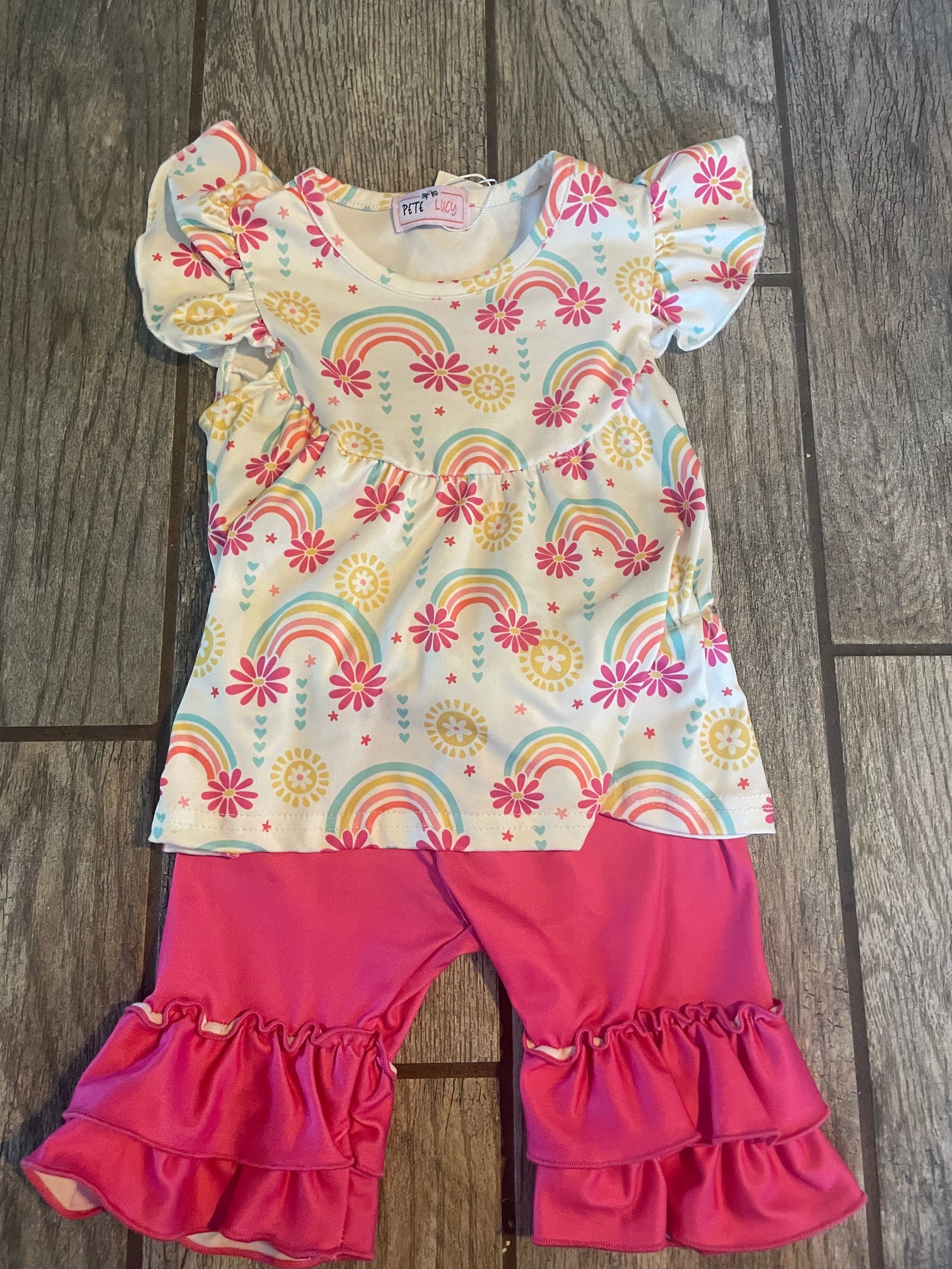 Rainbow Capri set