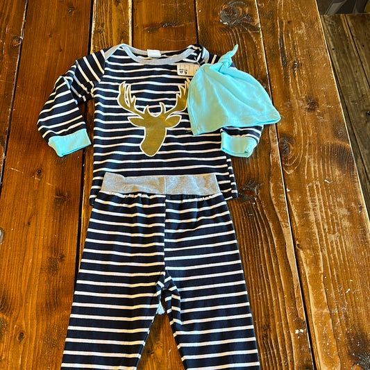 12 month Deer outfit w/hat