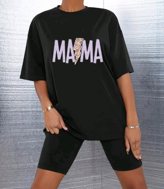 Mama Biker Short Set