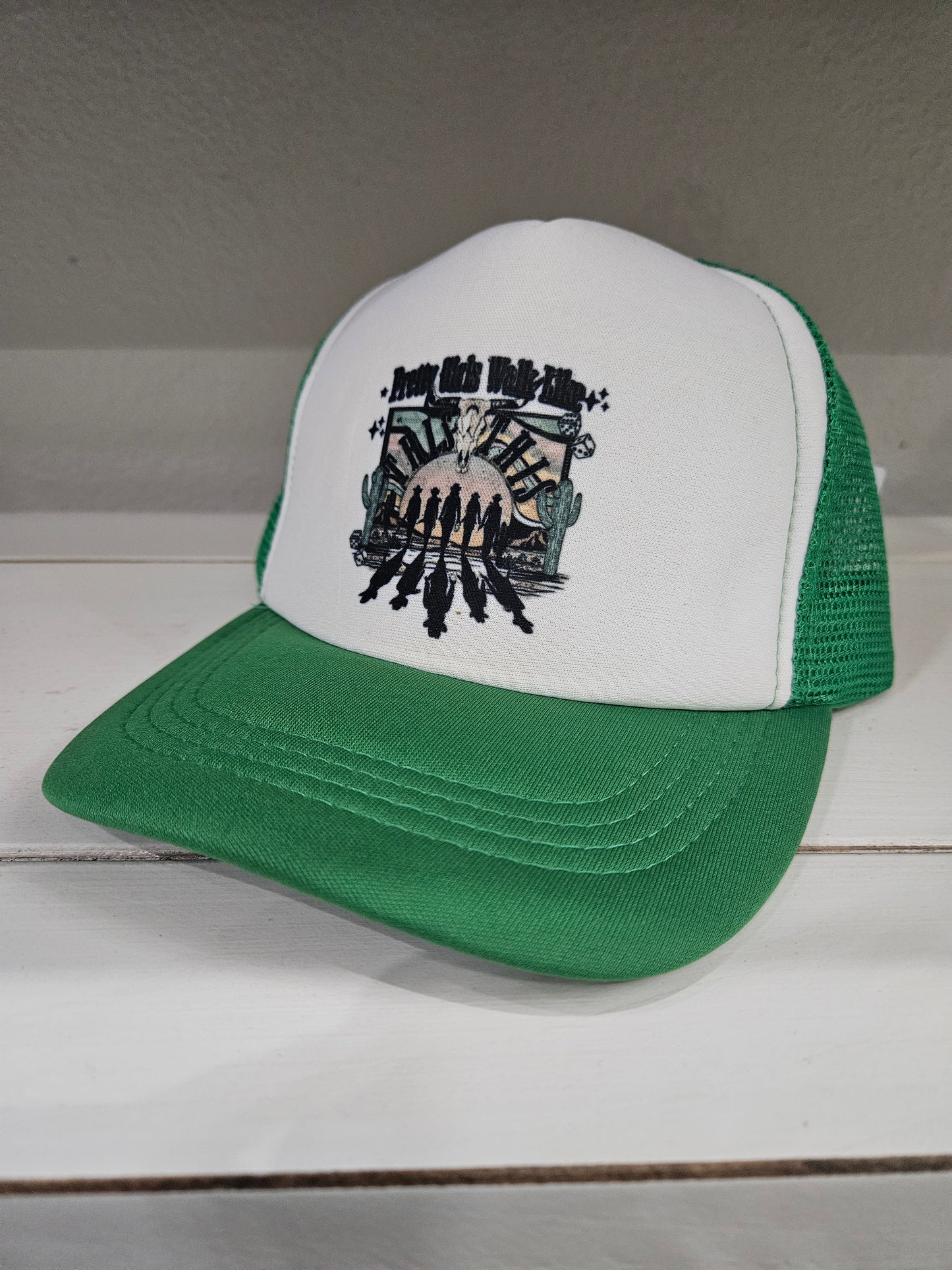Pretty girls walk like hat