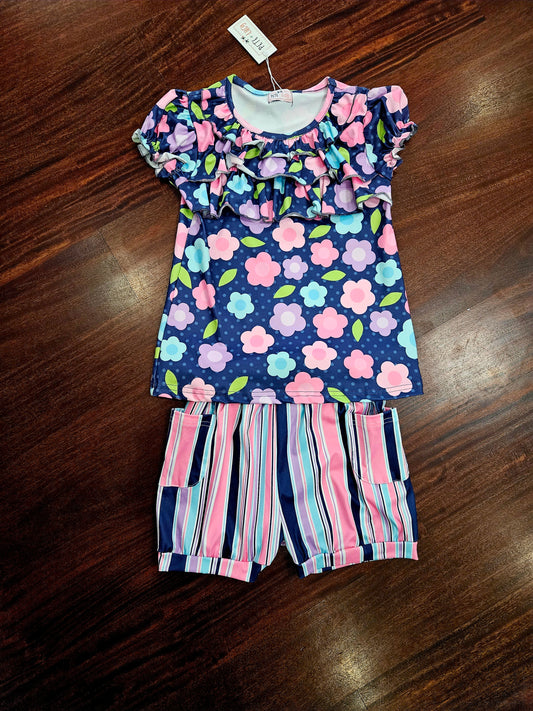 Pete & Lucy Flower Outfit Size 6