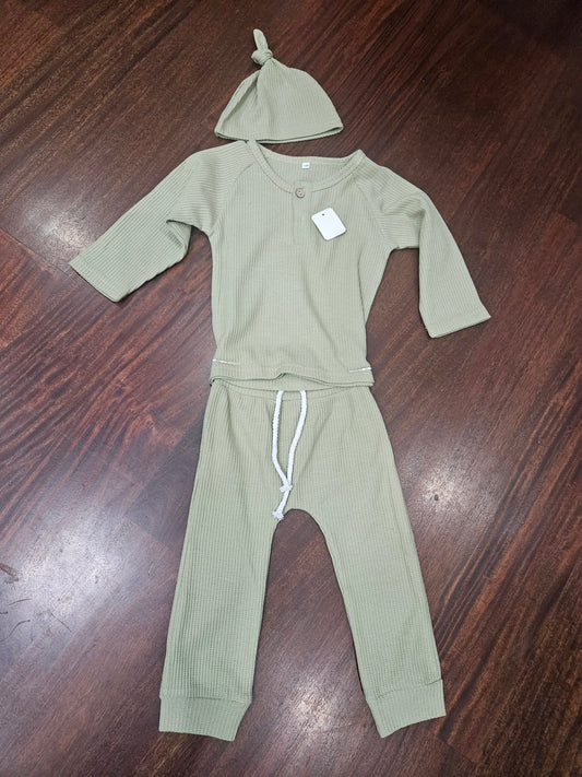 Green waffle set