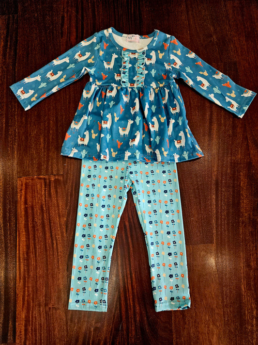 Llama outfit set