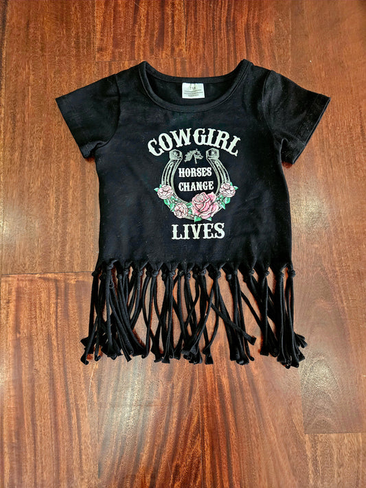 Cowgirl fringe shirt
