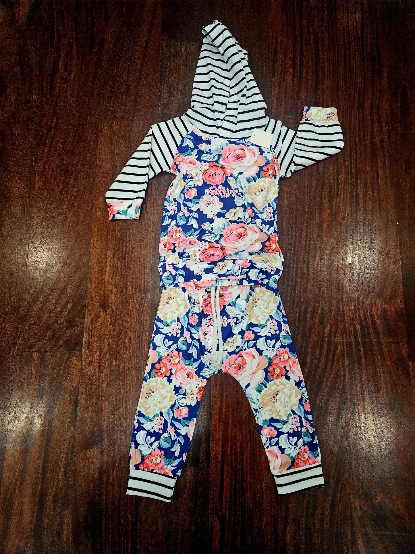 Floral hoodie set