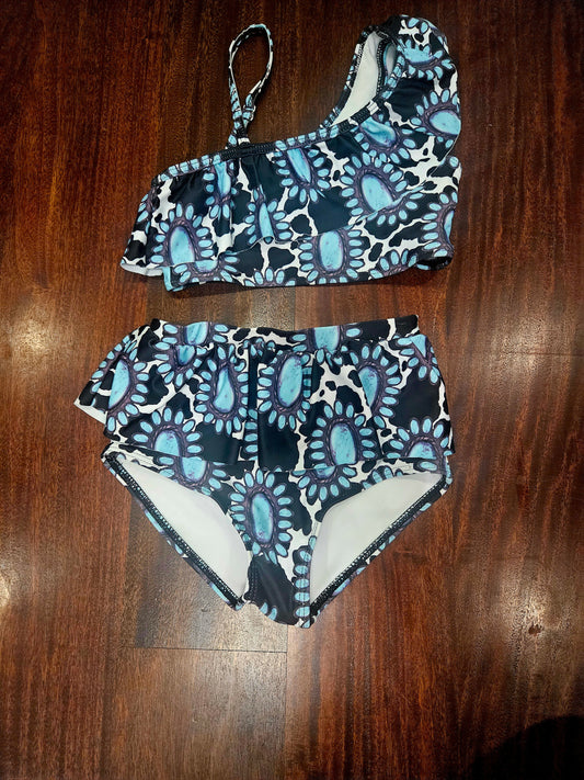 Size 4 turquoise swim