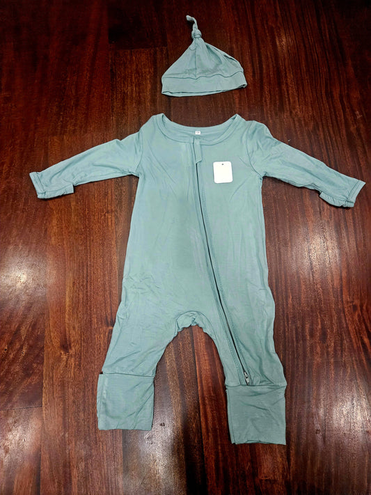 12 month teal romper
