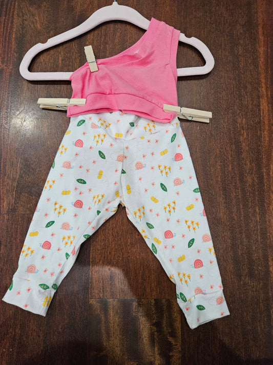 Pink over the shoulder set