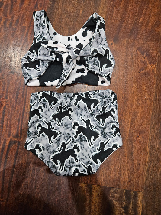 Bronc reversible swim suit