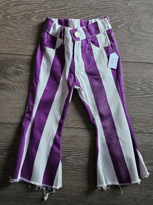 Puple stripe pants