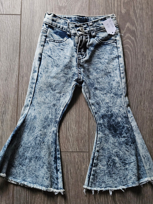 Washed denim bells