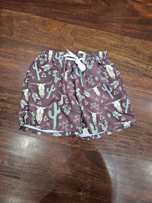 Cactus swim trunks