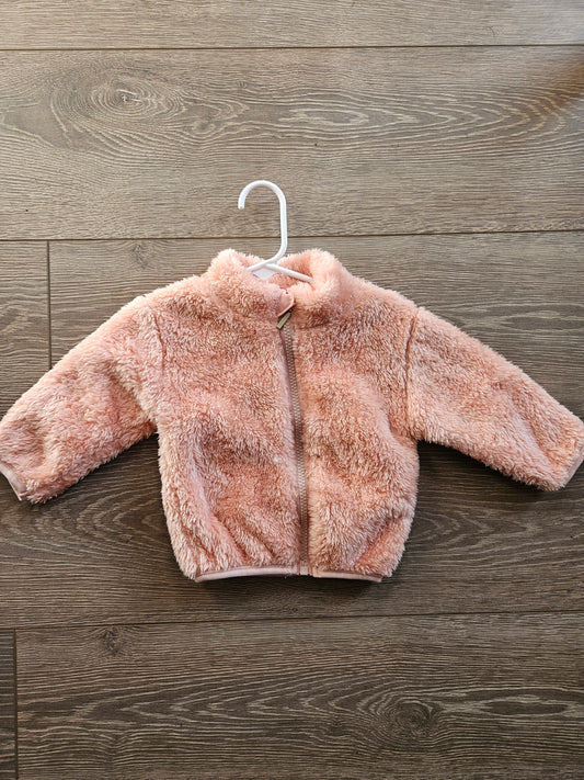 Pink fluffy jacket