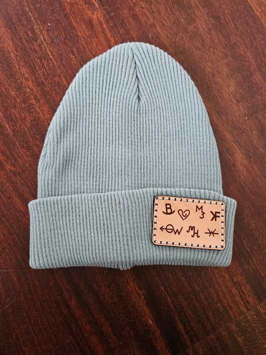 Infant beanie sage Brands