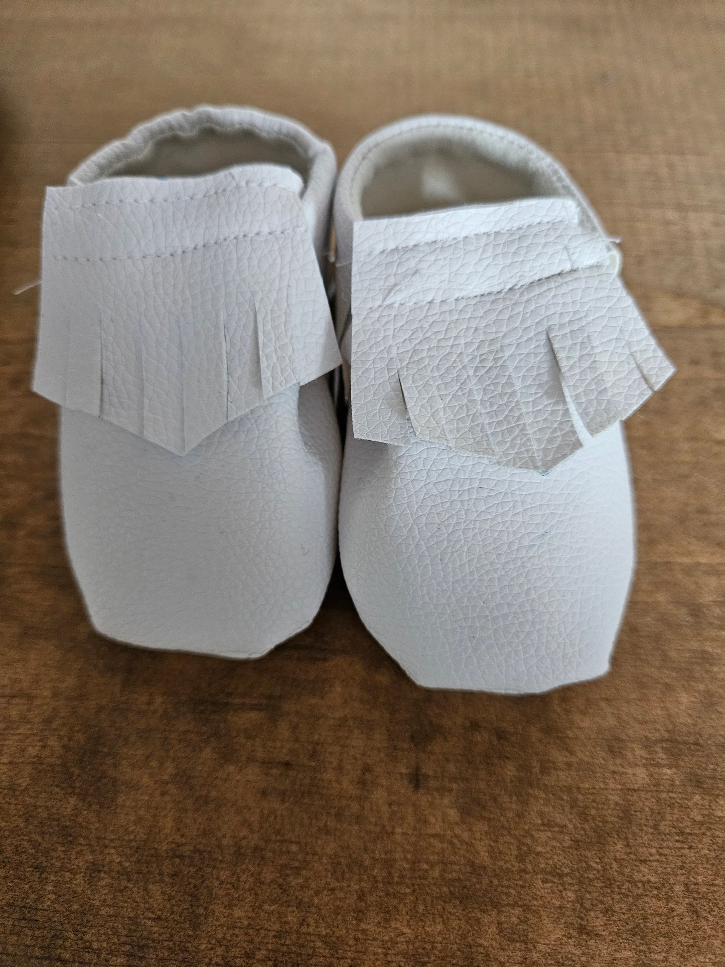 Baby White moccasins