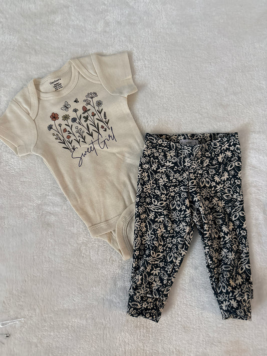 Floral pant set