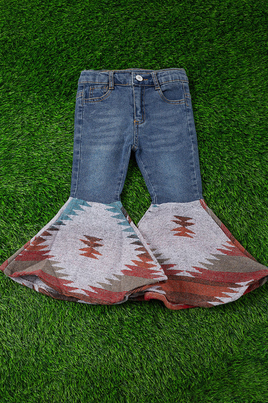Aztec  flare pants