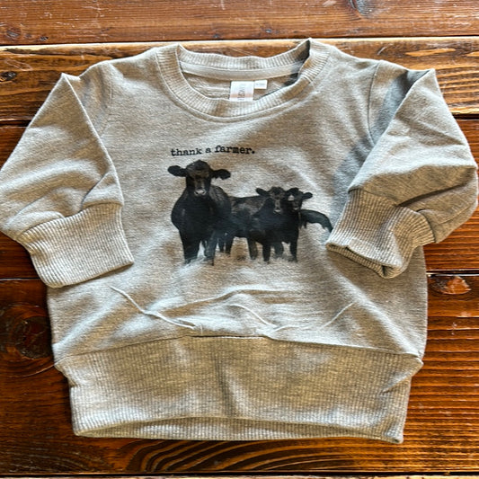 6-12 Thank a farmer sweatshirt