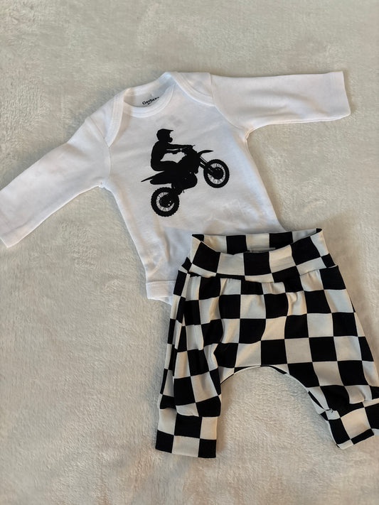 Moto pant set