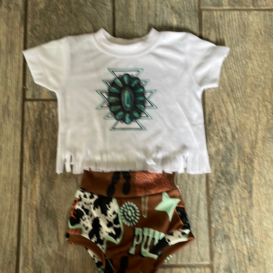 Punchy bummie set