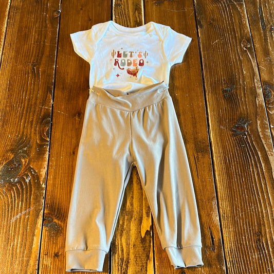 12 month Let’s rodeo outfit