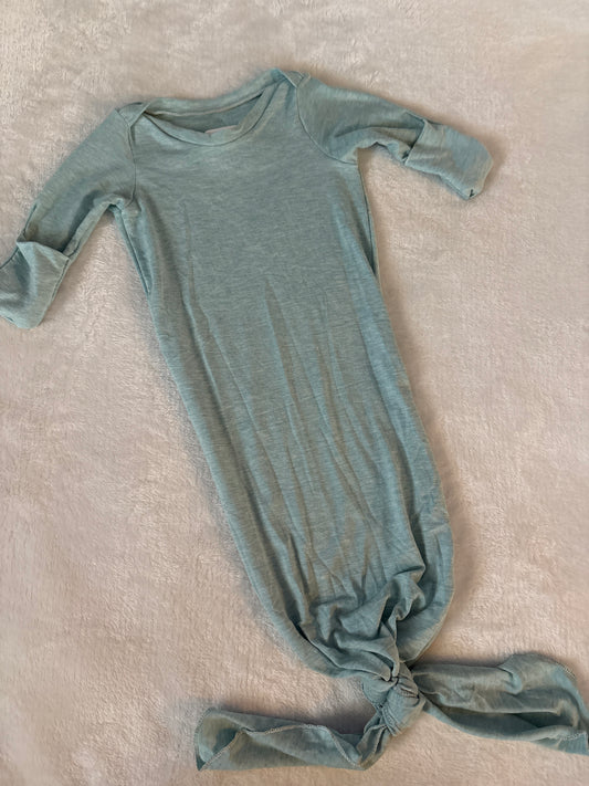 Robin egg blue knotted gown