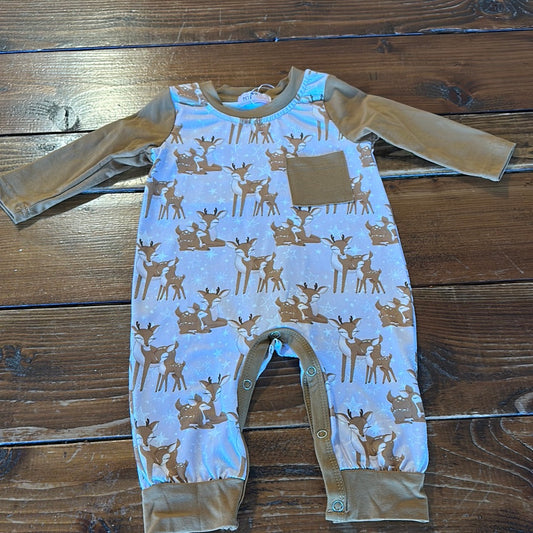 3-6 Deer Romper