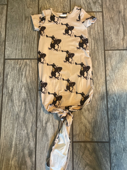 Newborn baby gown