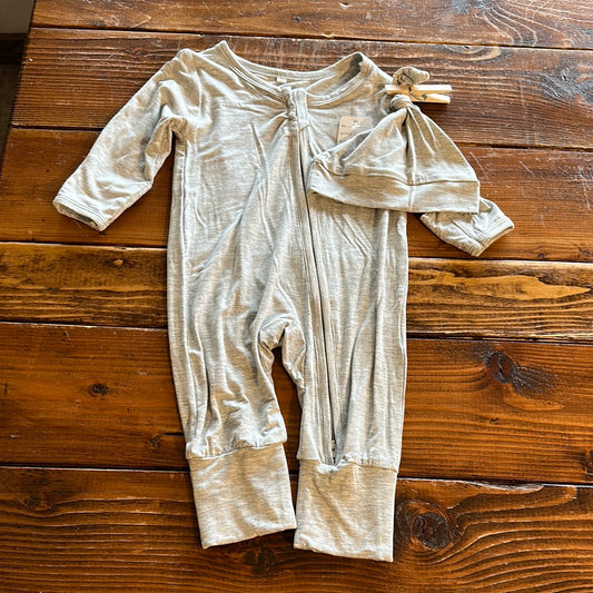 Grey 6-9 Jammie’s and hat