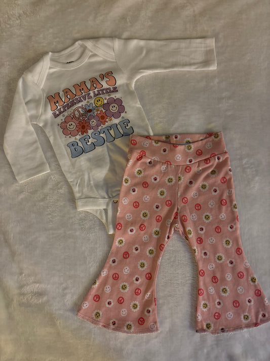 Mama’s bestie flare pant set