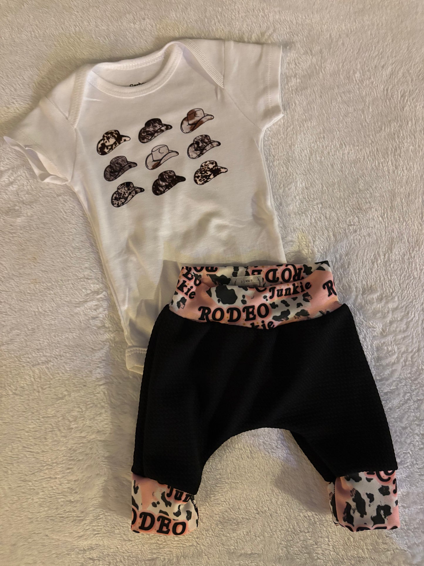 Cowgirl hat pant set