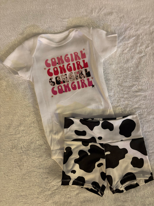 Cowgirl short set