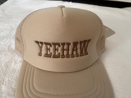Yeehaw baby trucker hat