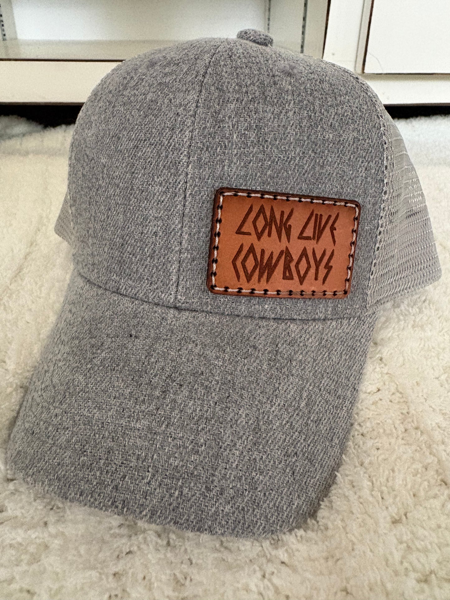 Gray SnapBack infant hat