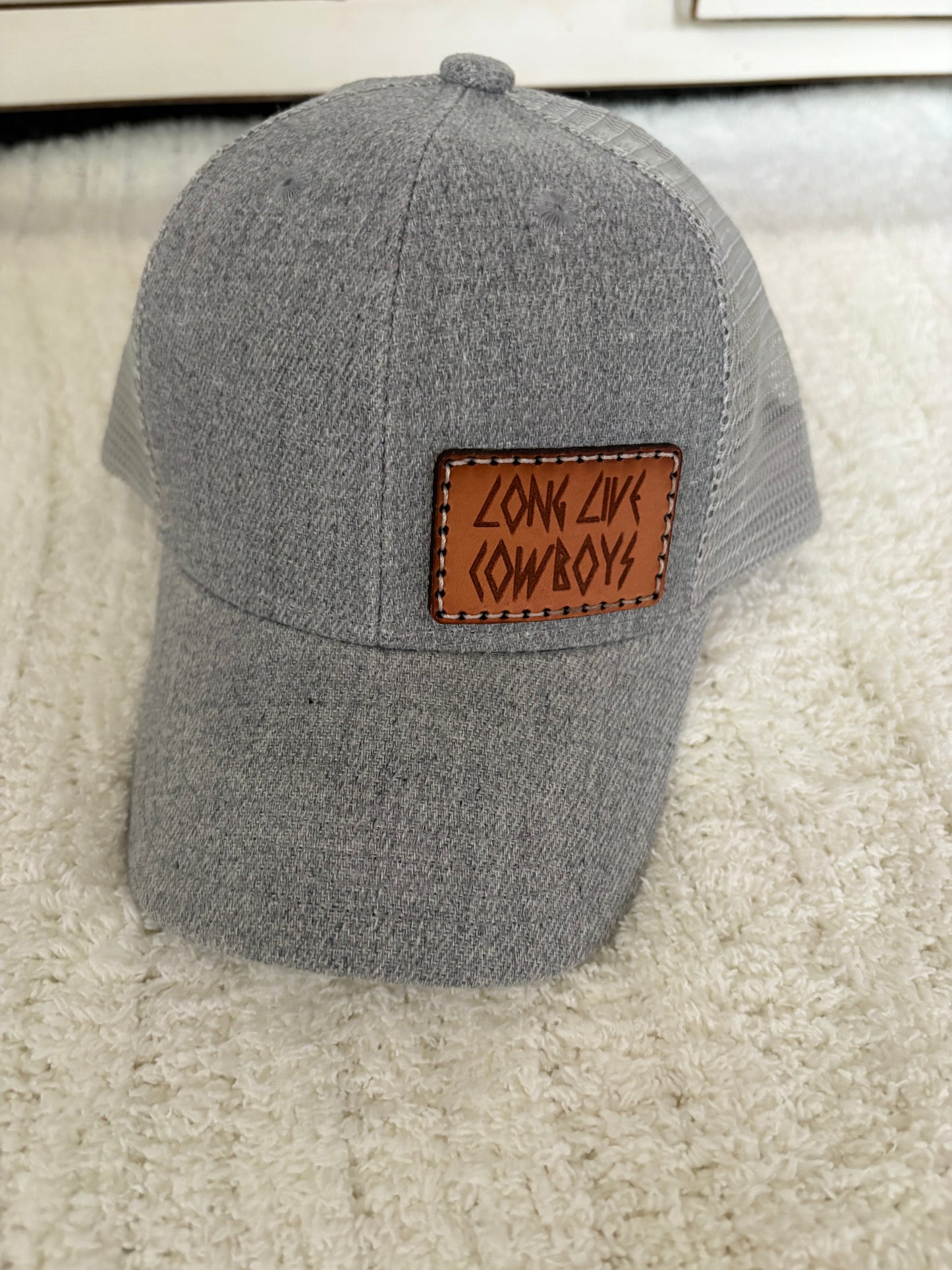 Gray SnapBack infant hat