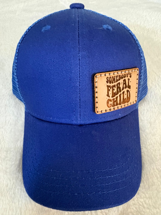 Feral child snap back hat