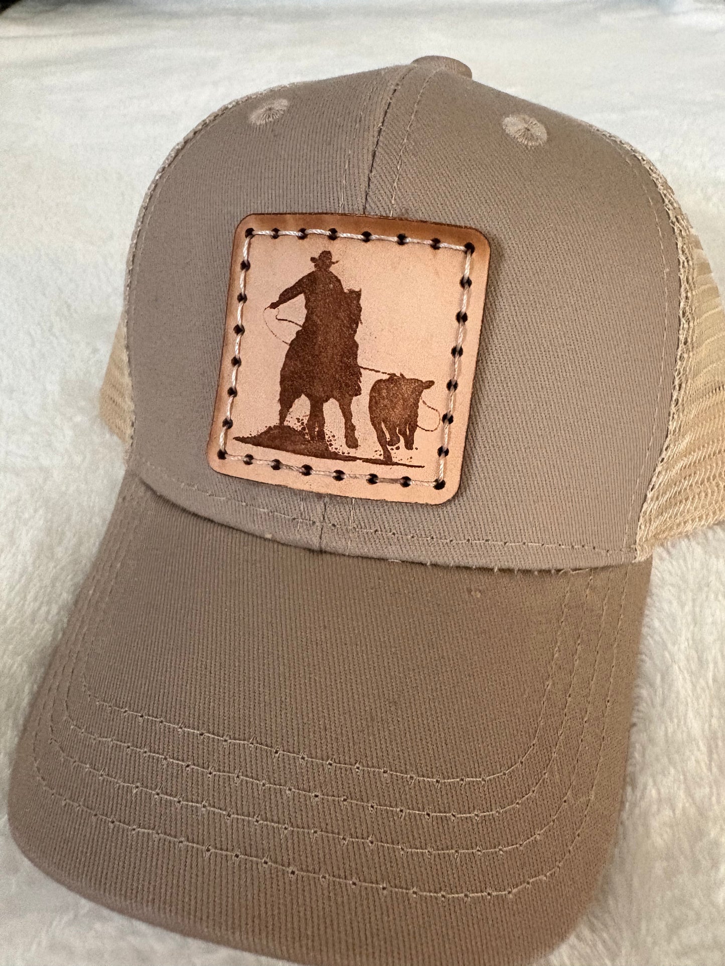 Calf roper infant SnapBack trucker hat