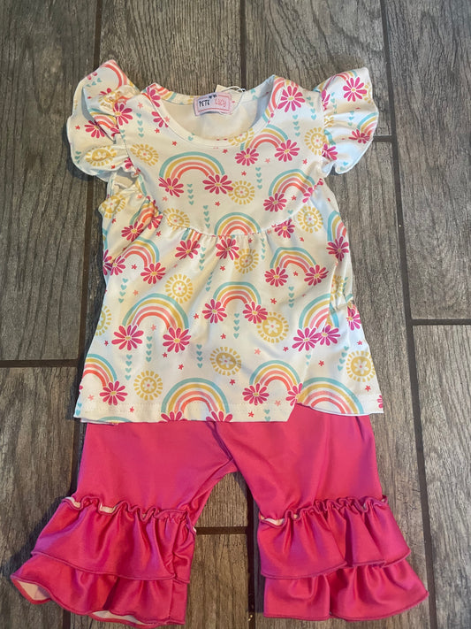 Rainbow Capri set
