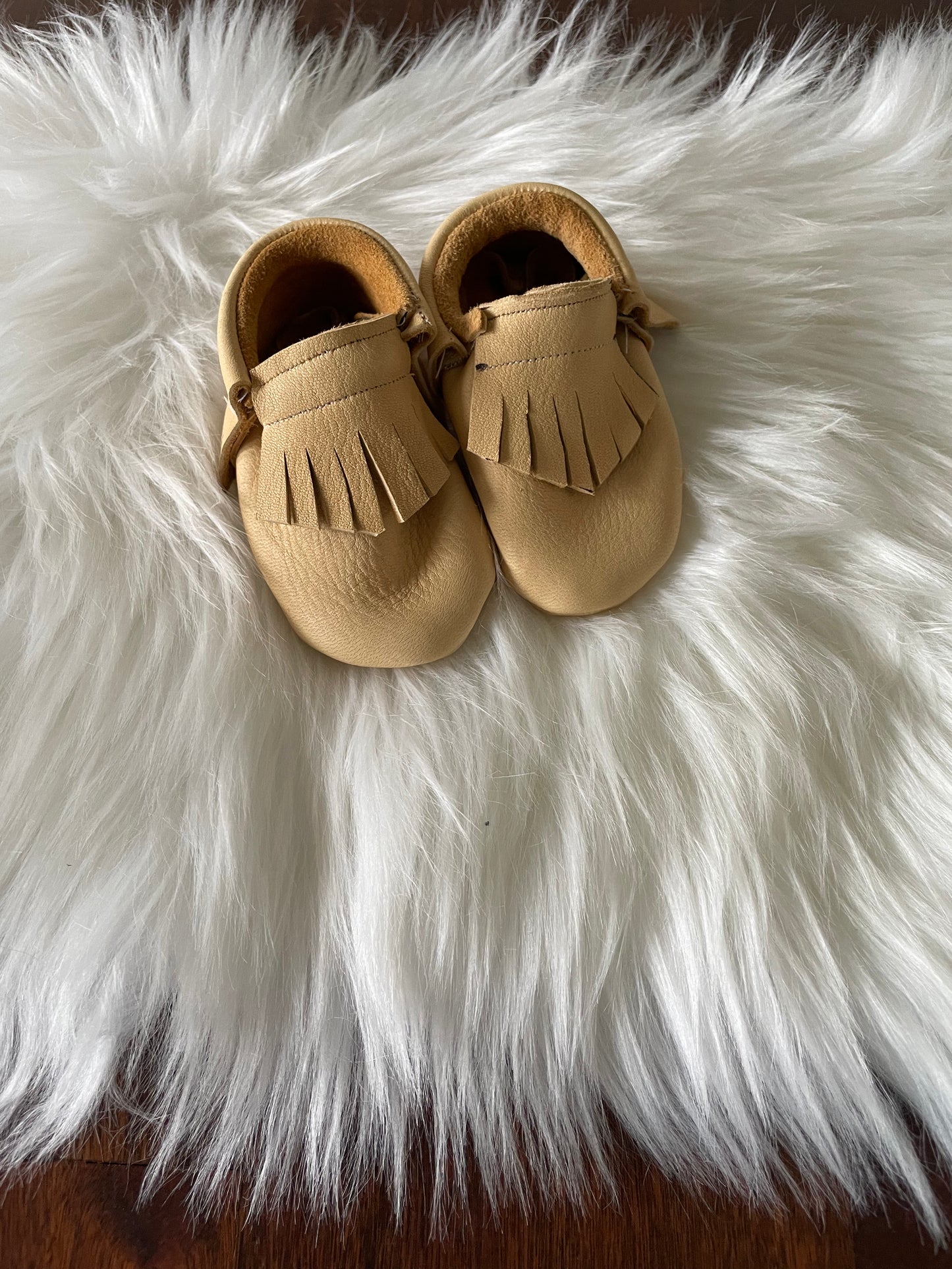 Deer skin moccasins