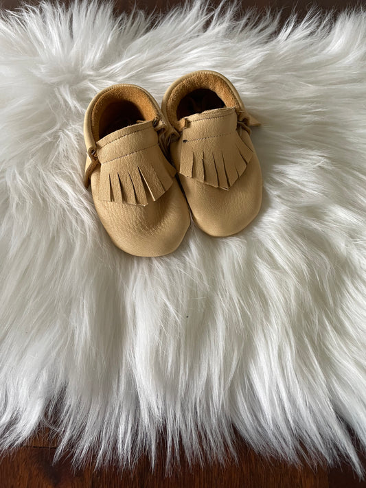 Deer skin moccasins