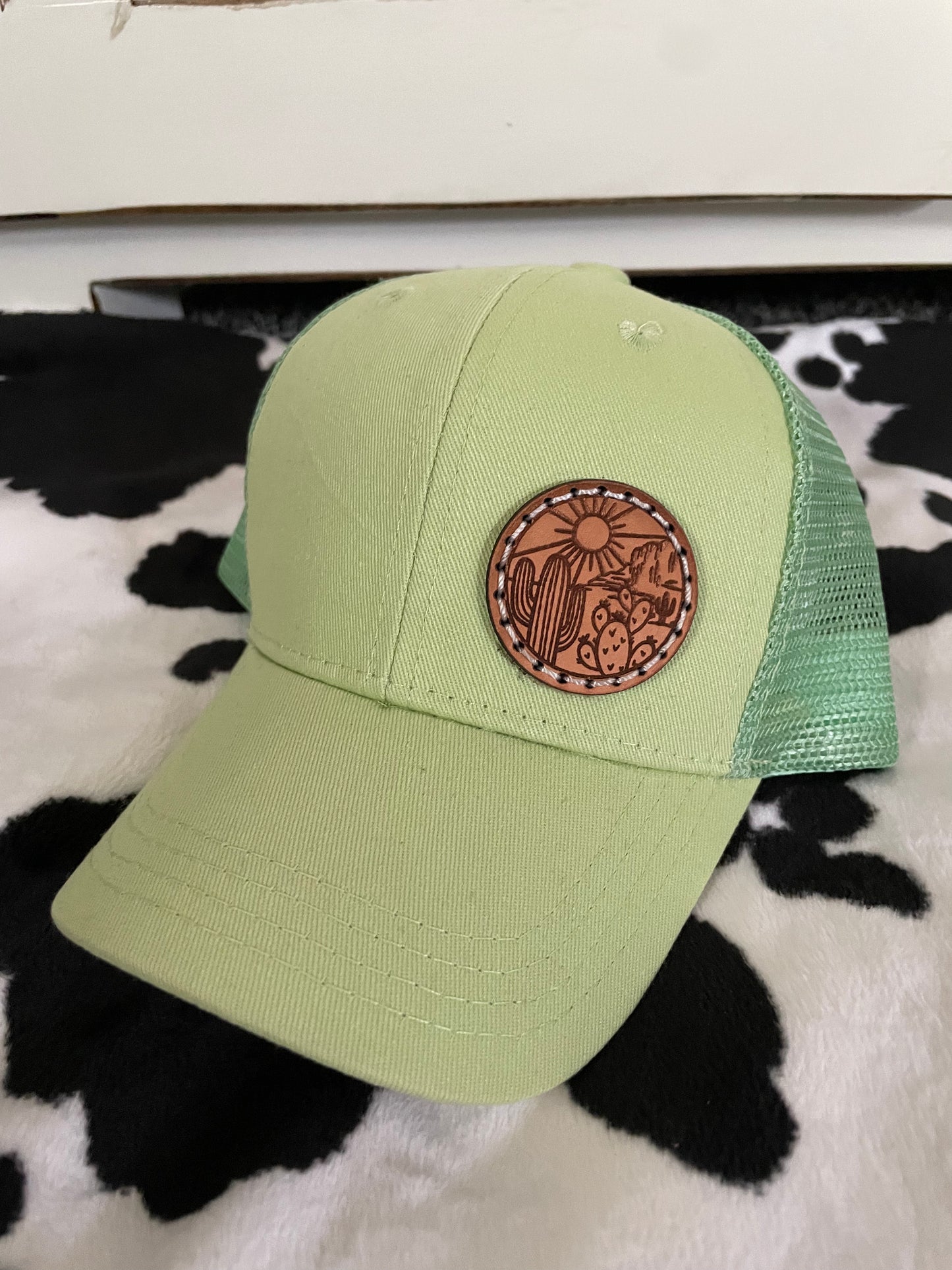 Light green infant hat
