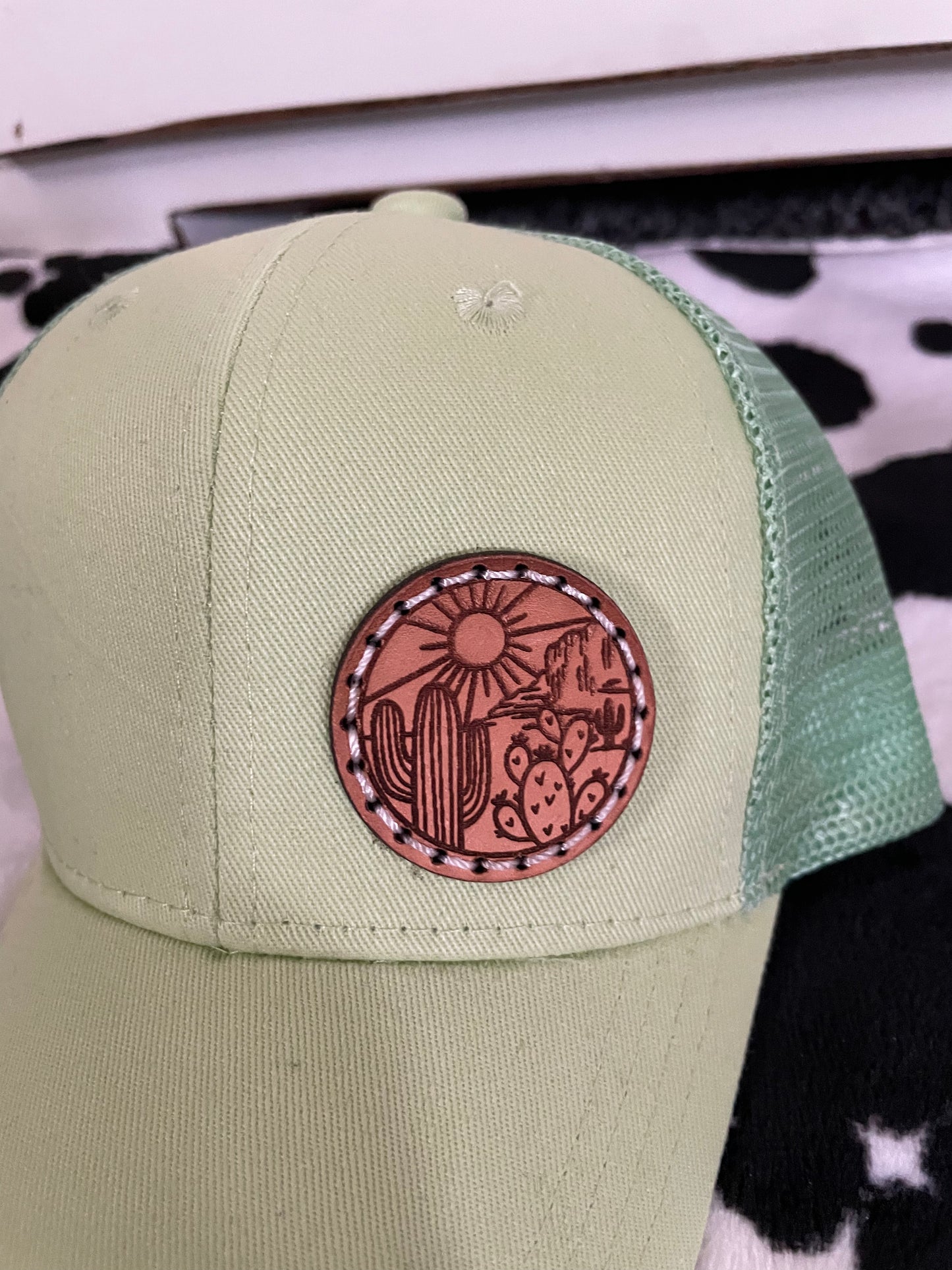 Light green infant hat