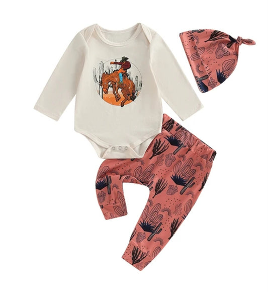 Western cactus outfit set