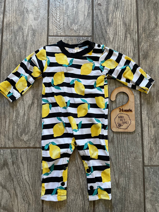 3-6 M lemon romper