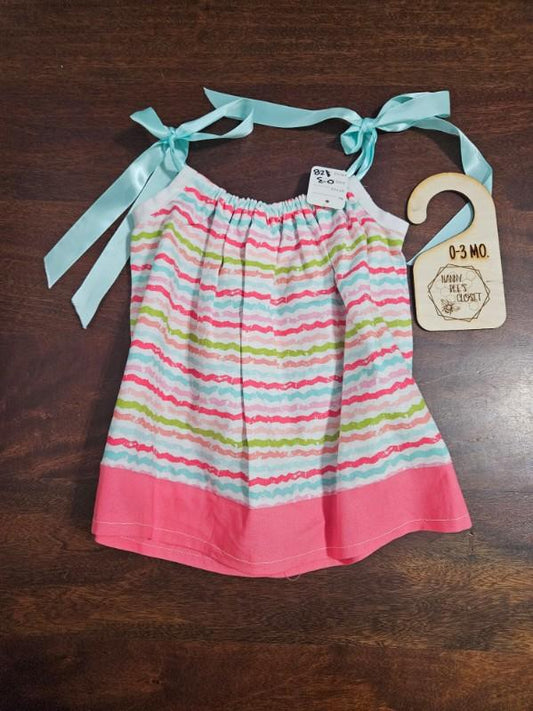 0-3 M striped dress