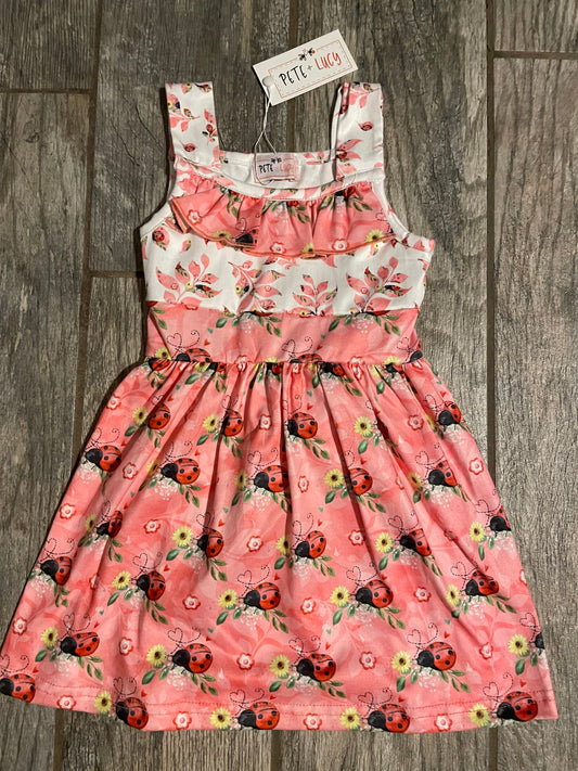 Pete & Lucy ladybug dress 12-18 month